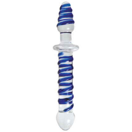 Chic Females Twisted Love Glass Dildo