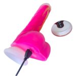 The Squiggler Dual Density Gyrating Dildo with Remote