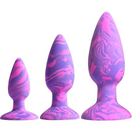 Chic Females Groovy Booty Silicone Anal Plug Set